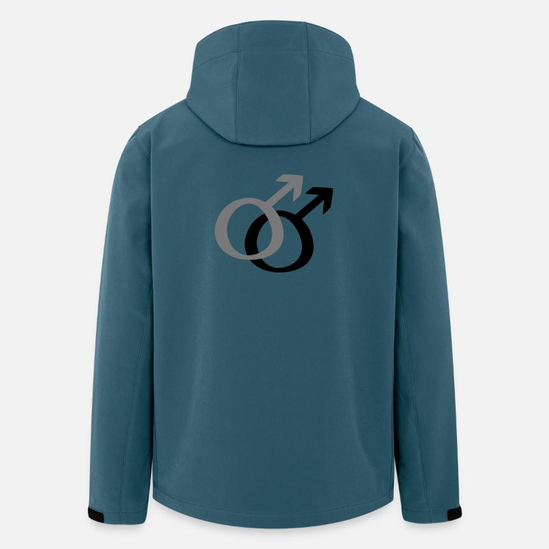 Mann & Mann - Recycelte Männer Softshell-Jacke Discoverer von Stanley/Stella - Dunkles Petrol