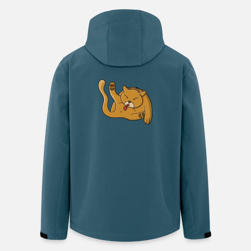 Badezeit - Recycelte Männer Softshell-Jacke von Stanley/Stella - Dunkles Petrol