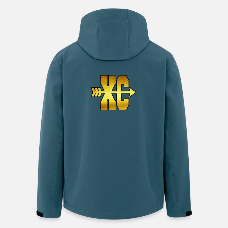 XC GELÄNDE - Recycelte Männer Softshell-Jacke von Stanley/Stella - Dunkles Petrol