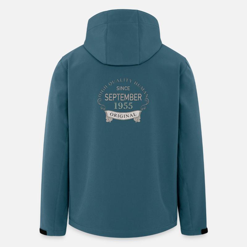 Seit_September_1955 - Recycelte Männer Softshell-Jacke von Stanley/Stella - Dunkles Petrol