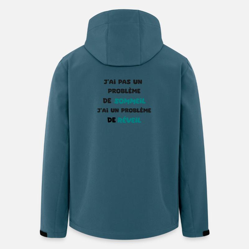 Humor Schwieriges Erwachen - Recycelte Männer Softshell-Jacke von Stanley/Stella - Dunkles Petrol