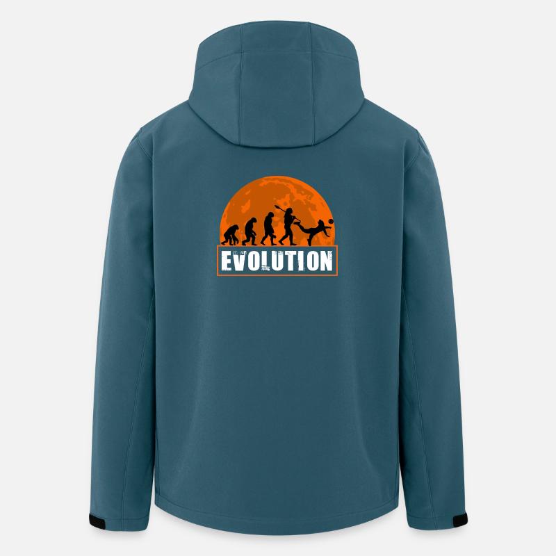 Évolution du volley-ball Joueuse Athlète - Veste softshell homme en polyester recyclé Stanley/Stella - bleu pétrole foncé