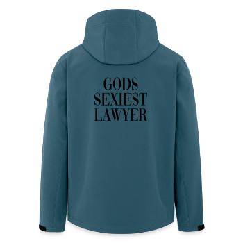 Lawyer Jurist Funny saying - Men’s Recycled Softshell Jacket by Stanley/Stella - stargazer - Back - AI Model Male 185 light (185cm)