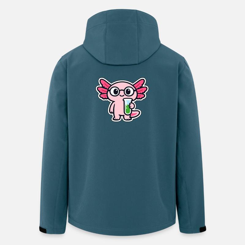 Small Labcreature with wings axolotl - Men’s Recycled Softshell Jacket by Stanley/Stella - stargazer
