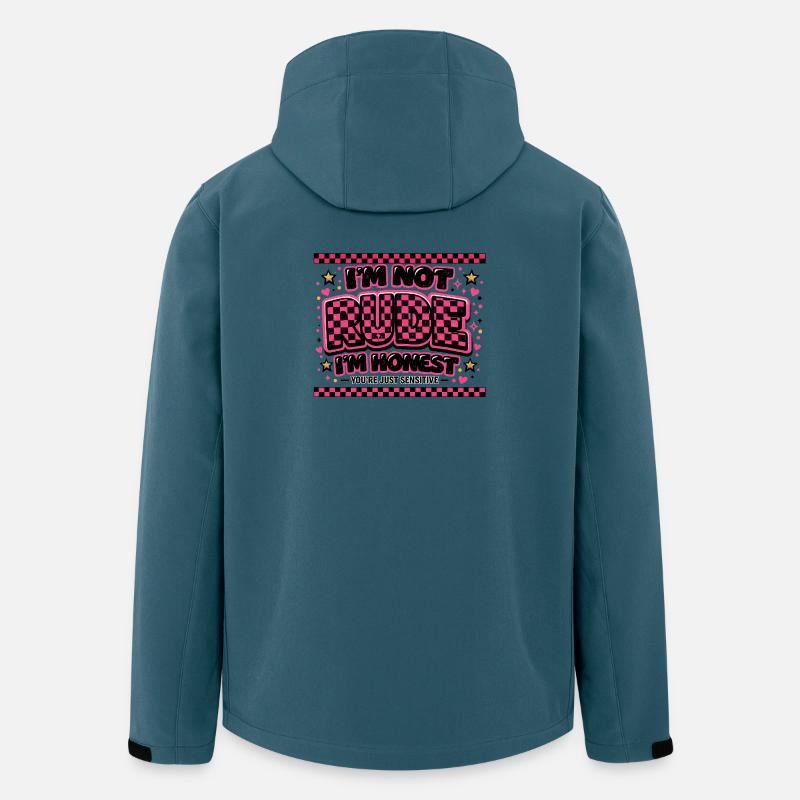 Not Evil, Honest – Cheeky Saying Gift - Men’s Recycled Softshell Jacket by Stanley/Stella - stargazer
