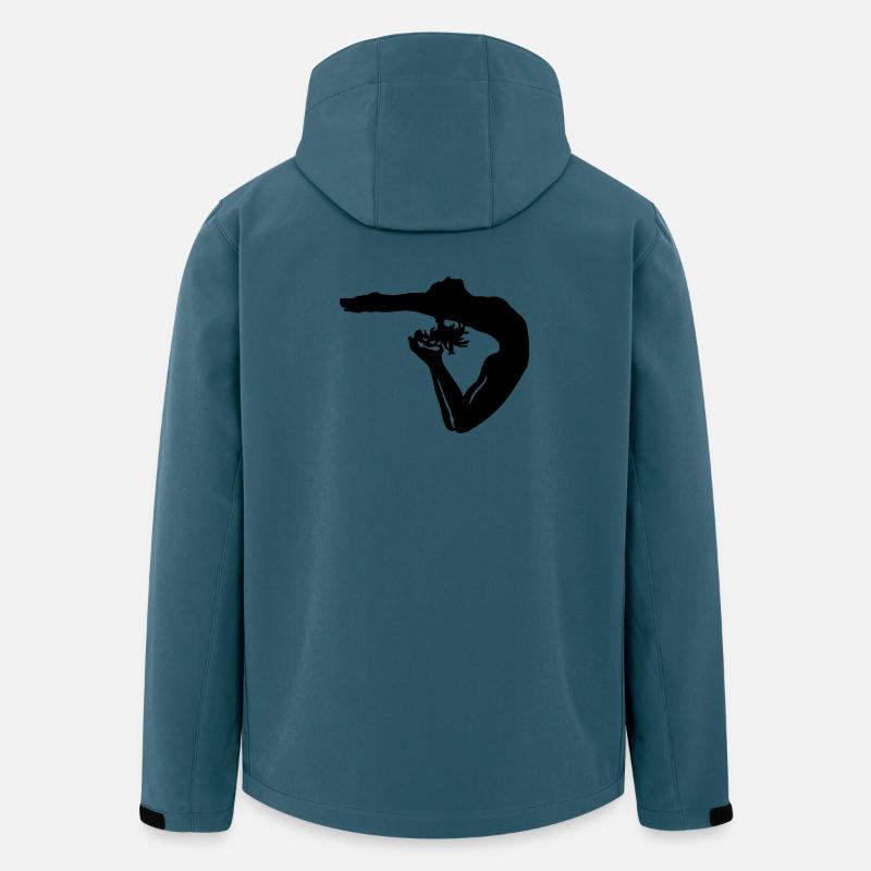 Gymnastics - Recycelte Männer Softshell-Jacke von Stanley/Stella - Dunkles Petrol