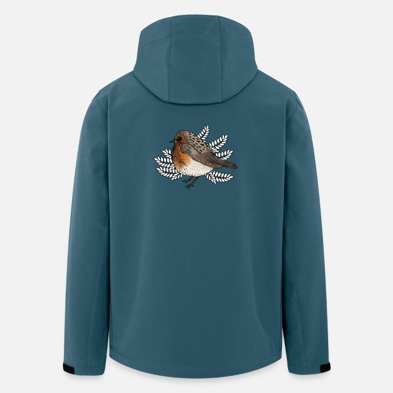 Robins on Branches - Men’s Recycled Softshell Jacket by Stanley/Stella - stargazer