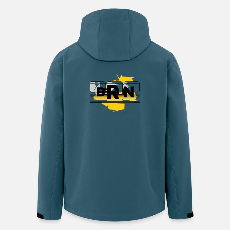 berlin ubahn Berliner Graffiti Symbol Icon Tram - Recycelte Männer Softshell-Jacke von Stanley/Stella - Dunkles Petrol