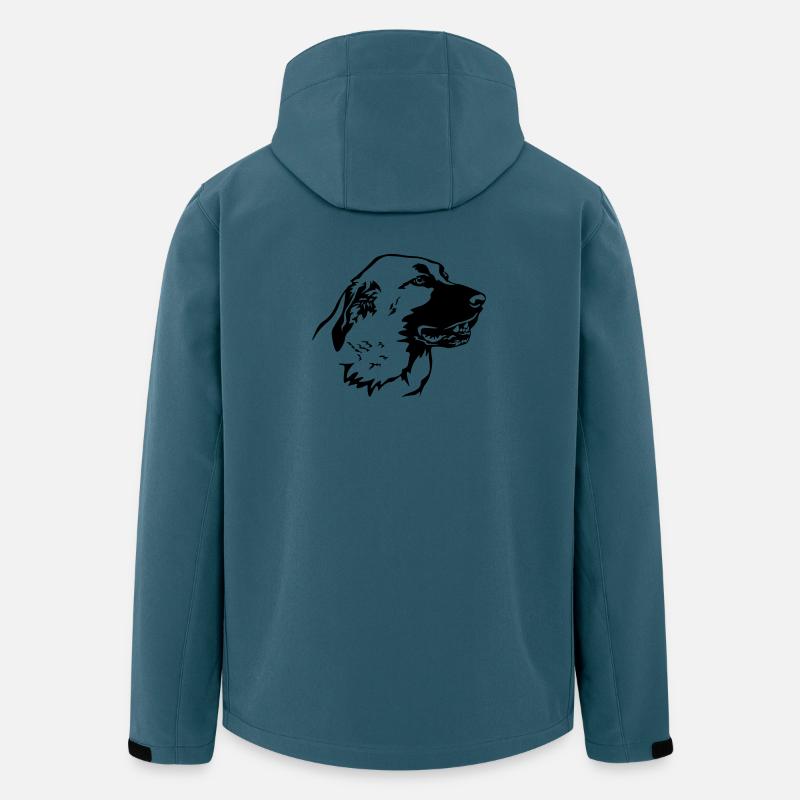 Kangal Kopf - Recycelte Männer Softshell-Jacke von Stanley/Stella - Dunkles Petrol