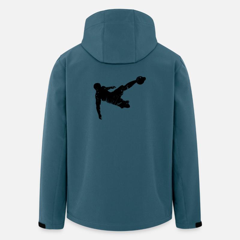 Fußballer - Recycelte Männer Softshell-Jacke von Stanley/Stella - Dunkles Petrol