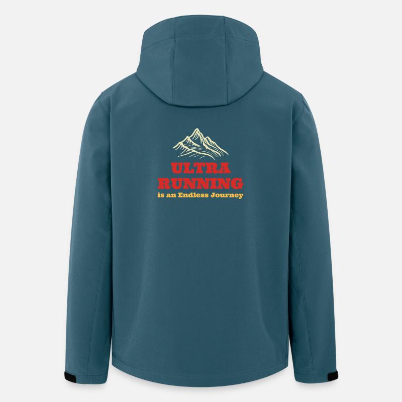 Ultra Running is an Endless Journe - Men’s Recycled Softshell Jacket by Stanley/Stella - stargazer