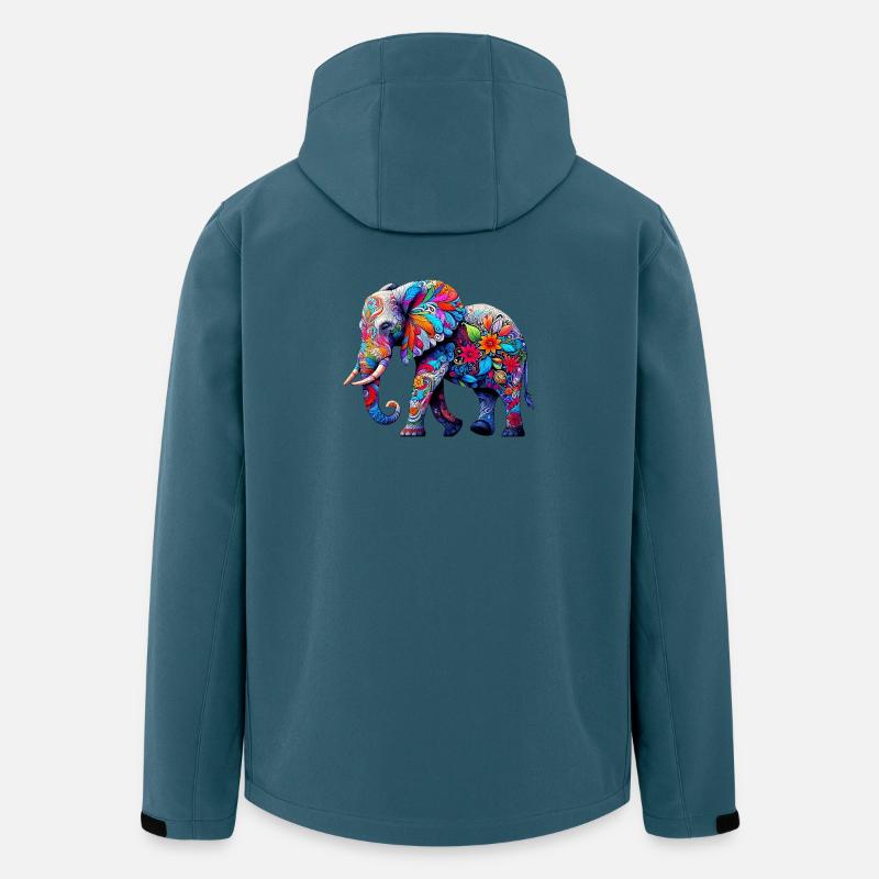 Elephant - Men’s Recycled Softshell Jacket by Stanley/Stella - stargazer