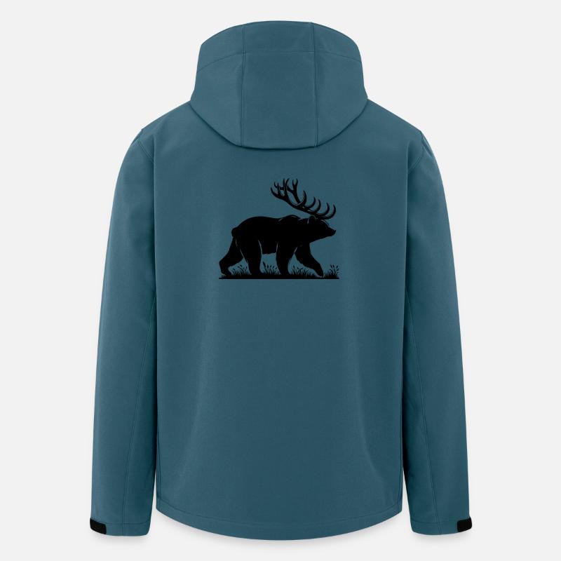 Bier Bär Bär - Recycelte Männer Softshell-Jacke von Stanley/Stella - Dunkles Petrol