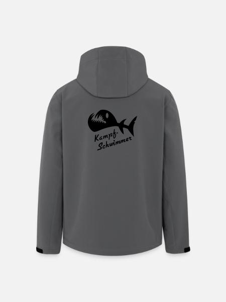 Kampfswimmer Fisch 2 - Recycelte Männer Softshell-Jacke von Stanley/Stella - Dunkles Petrol