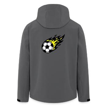 Ballon de Flamme de Football - Veste softshell homme en polyester recyclé Stanley/Stella - bleu pétrole foncé - Dos - AI Model Male 185 light (185cm)