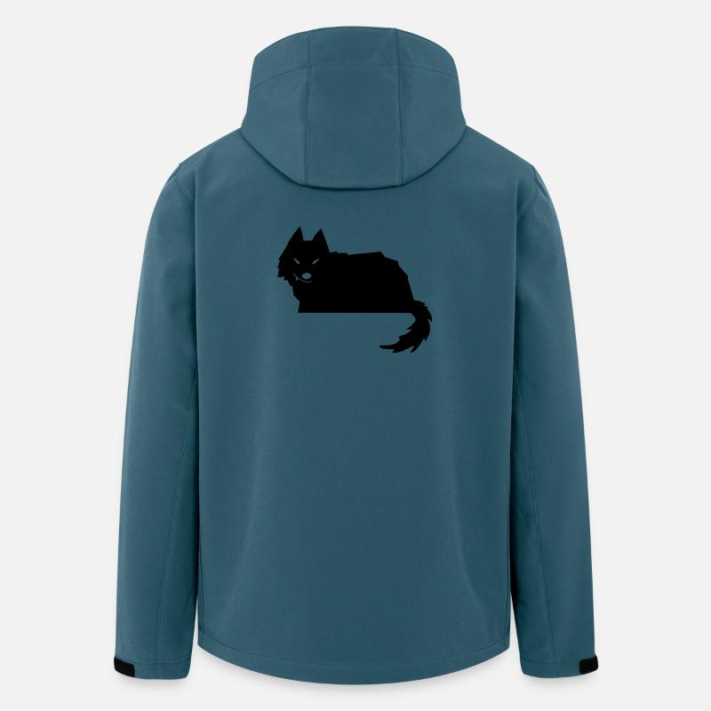 Wolf - Recycelte Männer Softshell-Jacke von Stanley/Stella - Dunkles Petrol