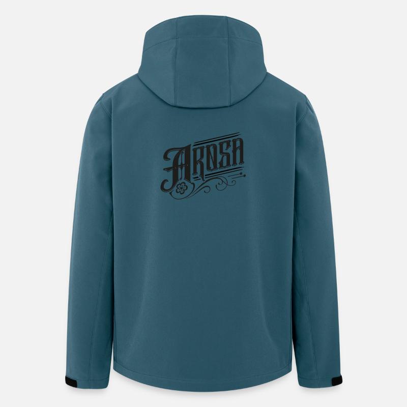 Arosa - Recycelte Männer Softshell-Jacke von Stanley/Stella - Dunkles Petrol