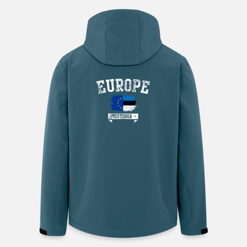 Eu Estonia Europe Flag - Men’s Recycled Softshell Jacket by Stanley/Stella - stargazer