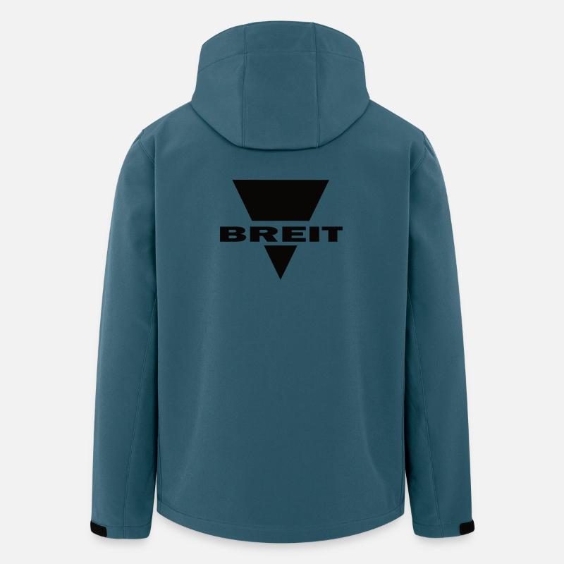 Breit - Recycelte Männer Softshell-Jacke von Stanley/Stella - Dunkles Petrol