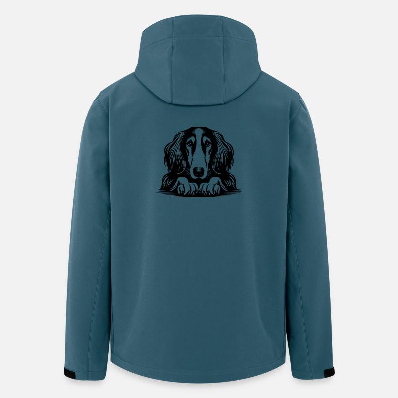 Saluki Head with Paws - Men’s Recycled Softshell Jacket by Stanley/Stella - stargazer
