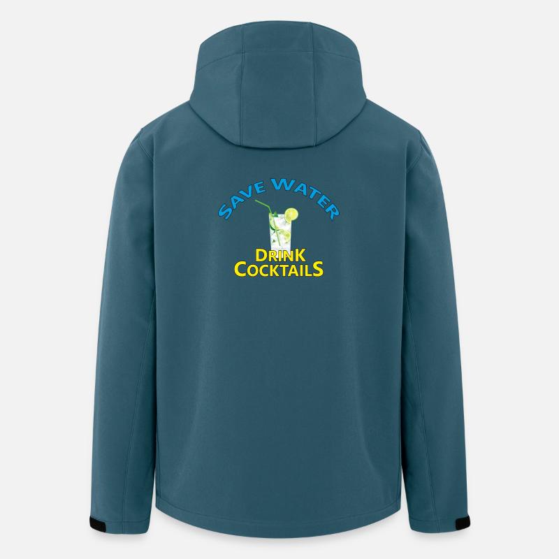 COCKTAILS - Recycelte Männer Softshell-Jacke von Stanley/Stella - Dunkles Petrol