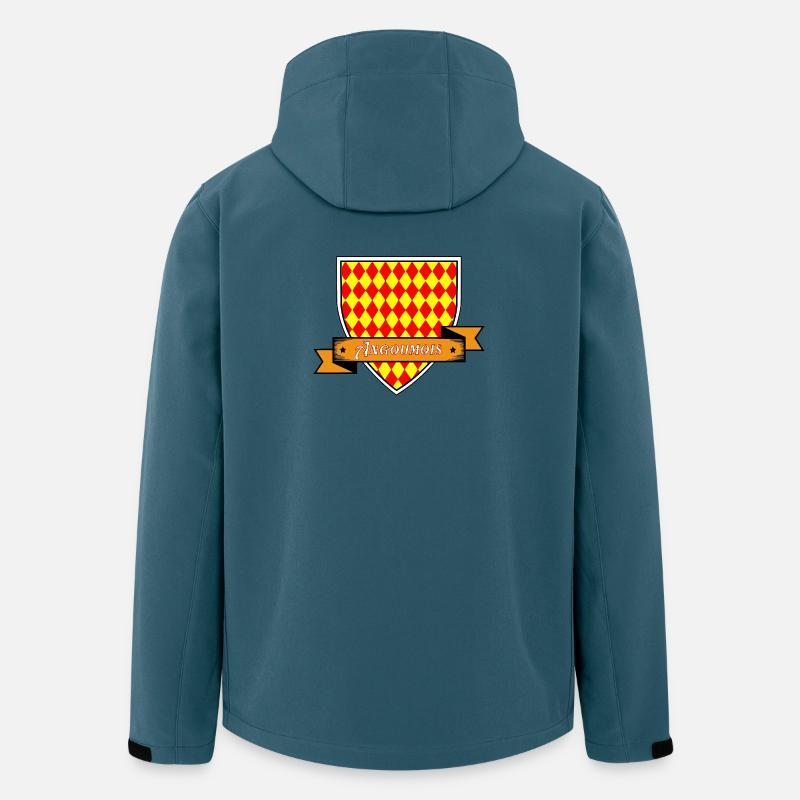 Angoumois - Recycelte Männer Softshell-Jacke von Stanley/Stella - Dunkles Petrol
