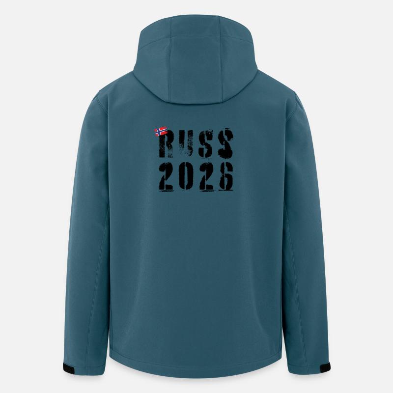 RUSSLAND 2026 Grunge-Jahr - Recycelte Männer Softshell-Jacke von Stanley/Stella - Dunkles Petrol
