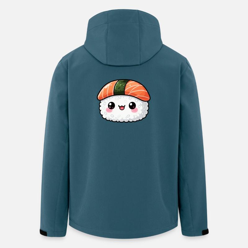 Kawaii Sushi Gift - Men’s Recycled Softshell Jacket by Stanley/Stella - stargazer