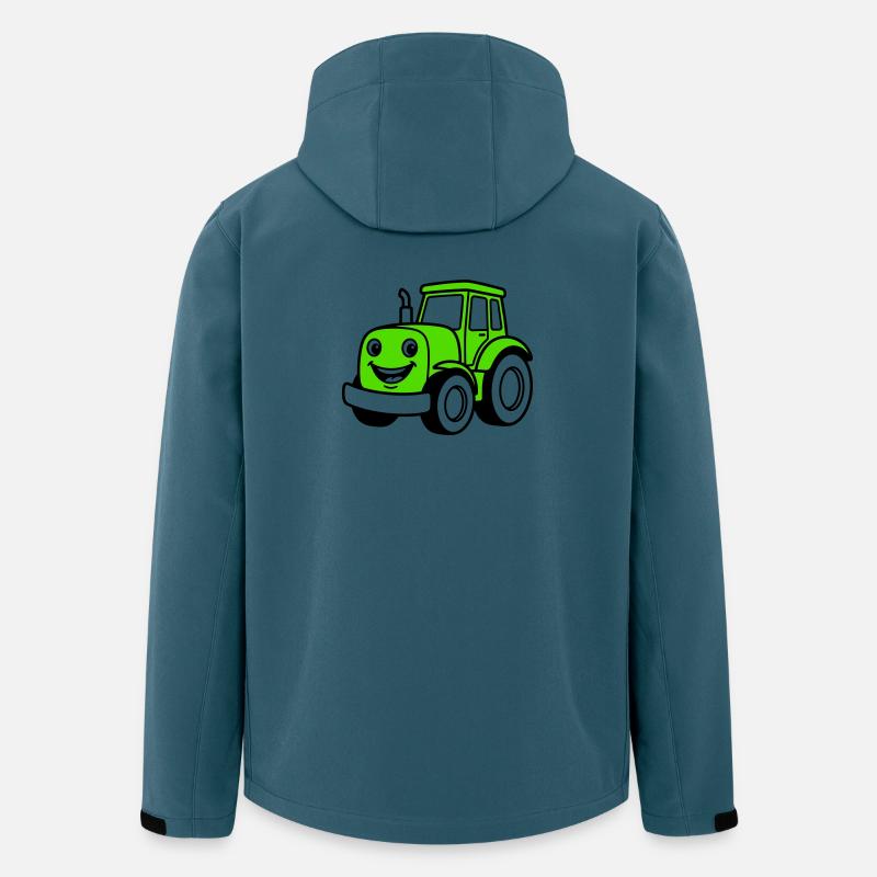 Traktorkinder - Recycelte Männer Softshell-Jacke von Stanley/Stella - Dunkles Petrol
