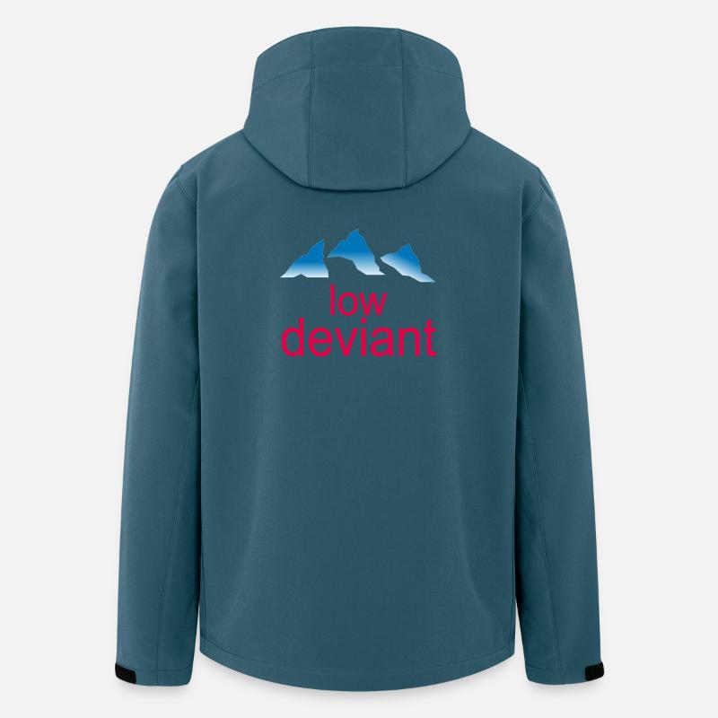 Low Deviant - Recycelte Männer Softshell-Jacke von Stanley/Stella - Dunkles Petrol