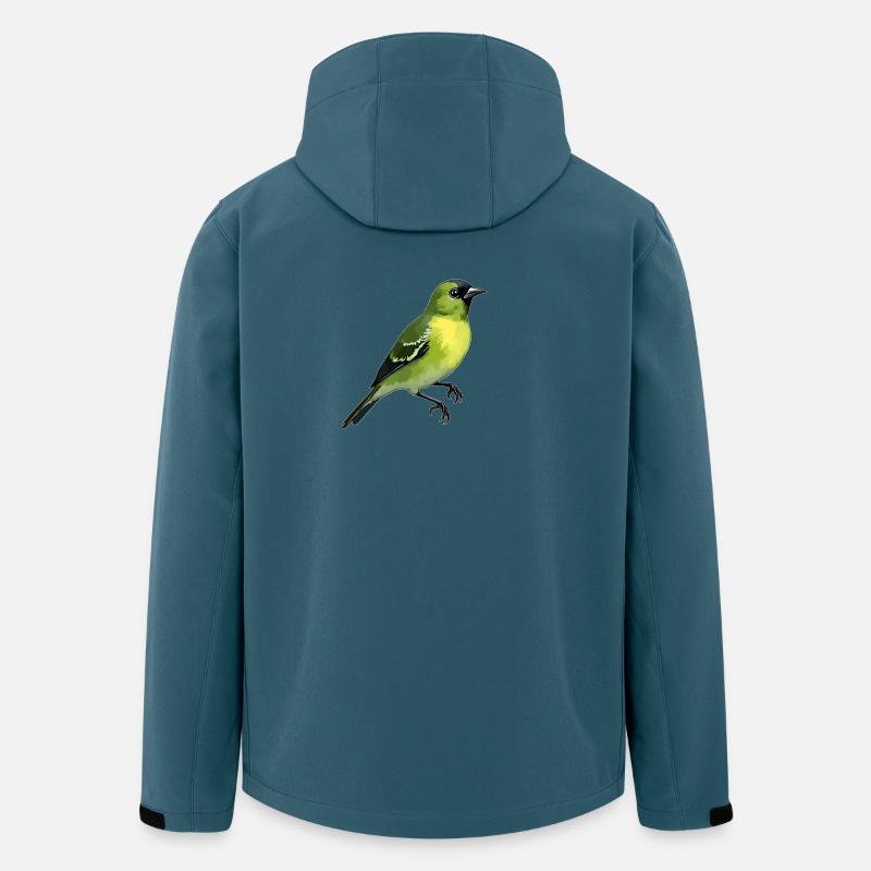 Oiseau Pintard - Veste softshell homme en polyester recyclé Stanley/Stella - bleu pétrole foncé