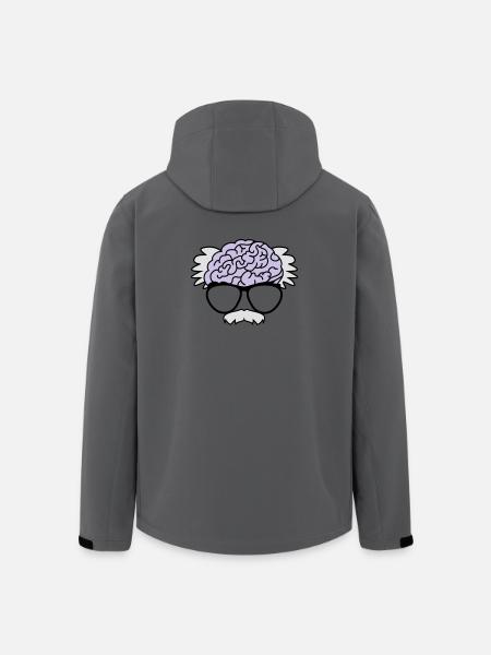 Gehirn eines Professors - Recycelte Männer Softshell-Jacke von Stanley/Stella - Dunkles Petrol