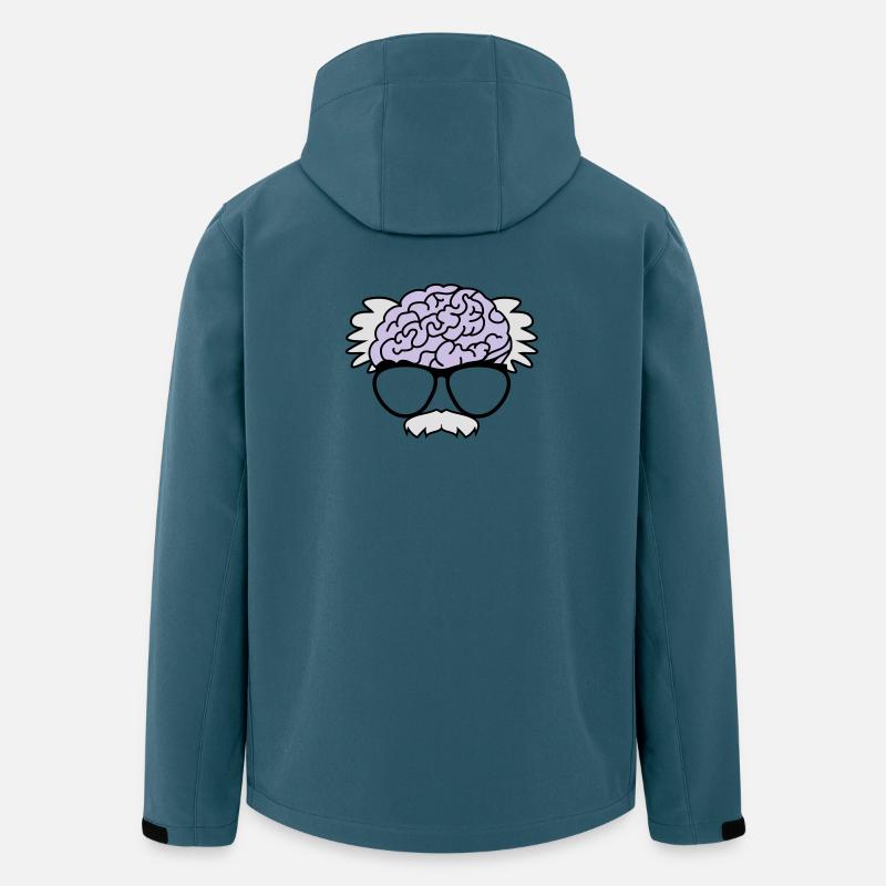 Gehirn eines Professors - Recycelte Männer Softshell-Jacke von Stanley/Stella - Dunkles Petrol