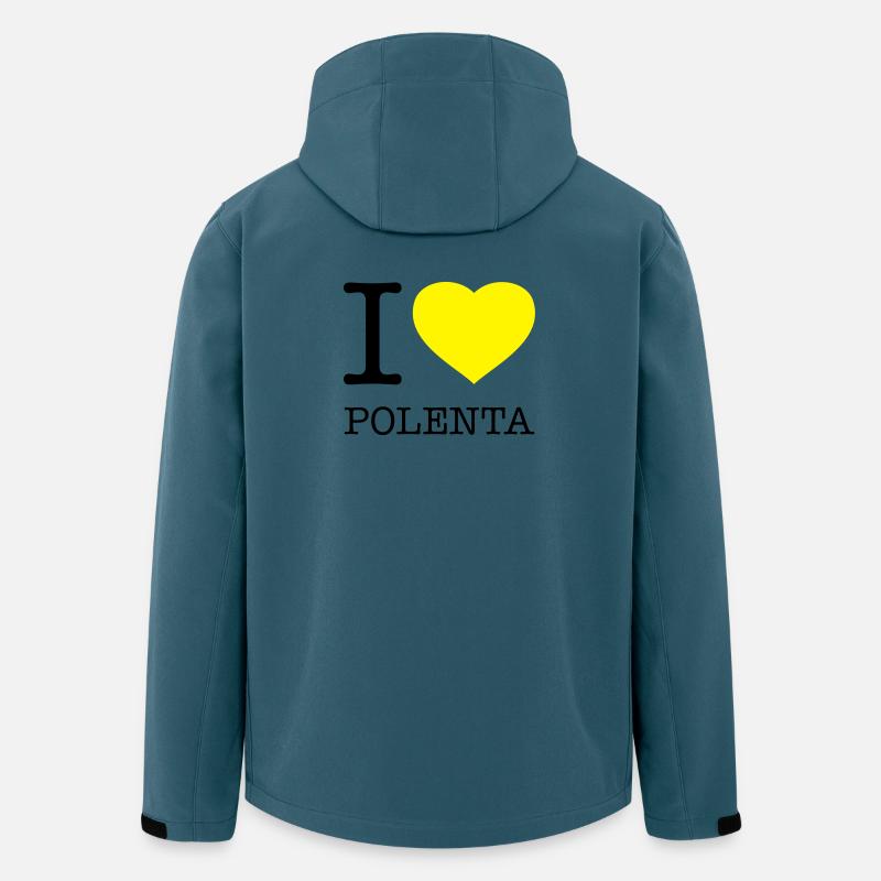 I LOVE POLENTA - Men’s Recycled Softshell Jacket by Stanley/Stella - stargazer