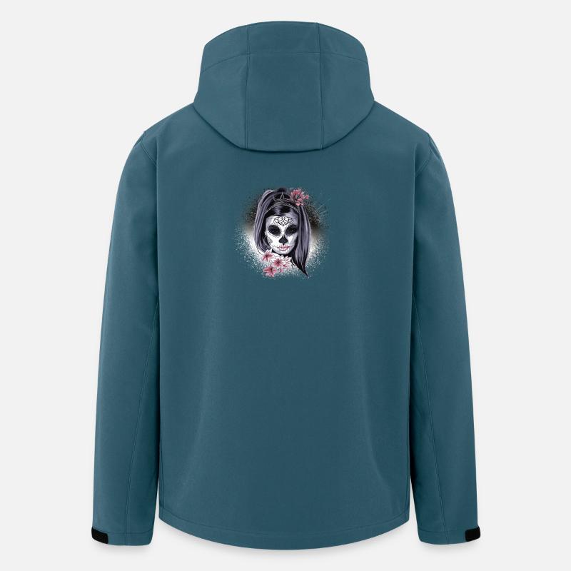 Skullhead - Veste softshell homme en polyester recyclé Stanley/Stella - bleu pétrole foncé