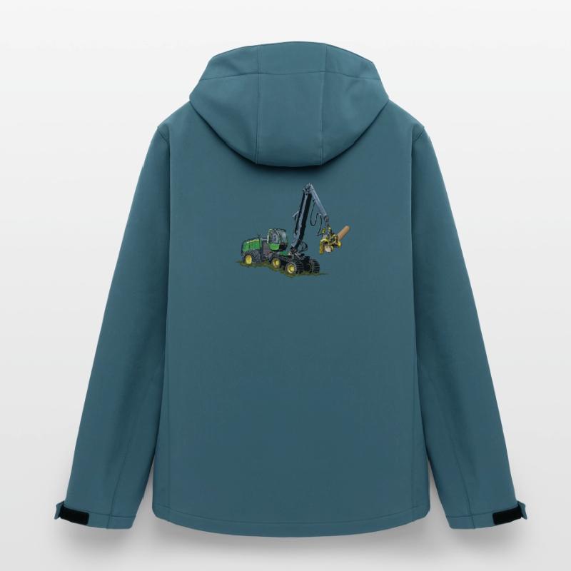 Moissonneuse-batteuse, Moissonneuse-batteuse Veste softshell homme en polyester recyclé Stanley/Stella