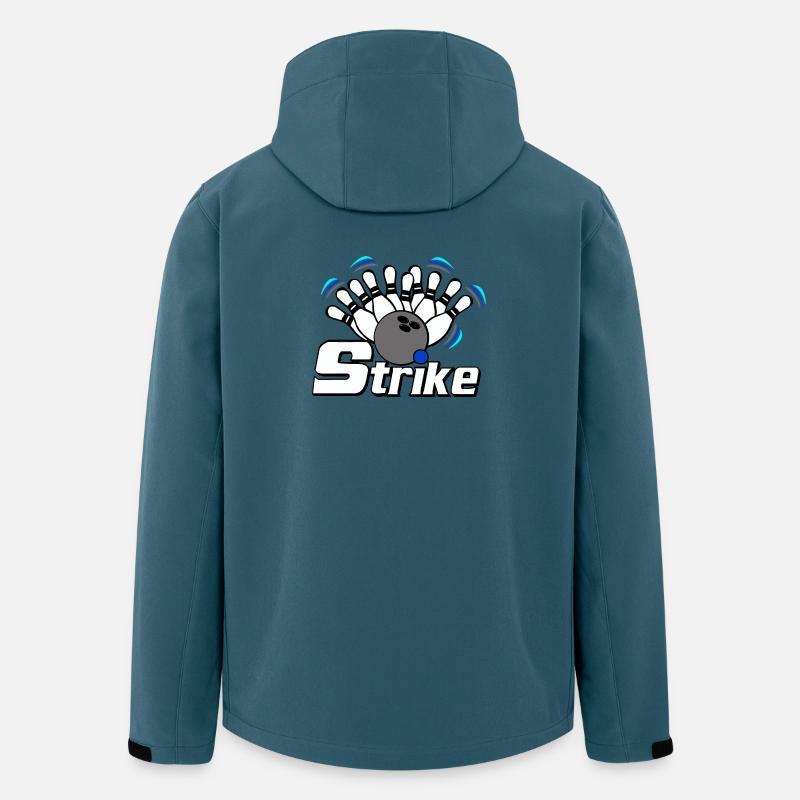 Strike Bowling - Men’s Recycled Softshell Jacket by Stanley/Stella - stargazer