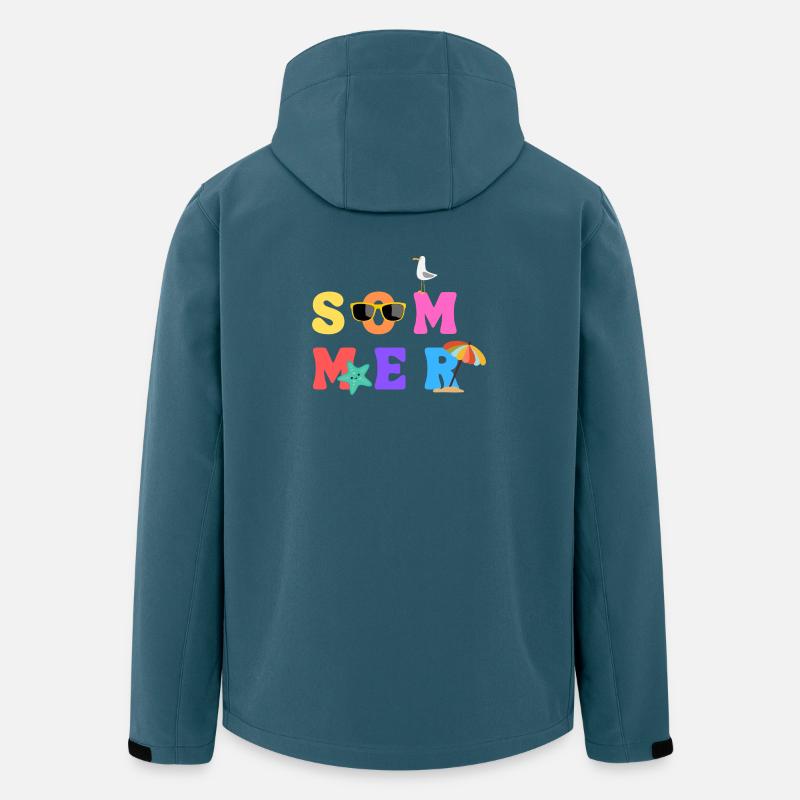 Sommer - Summer - Sommerliebe - Sonne - Sun - Men’s Recycled Softshell Jacket by Stanley/Stella - stargazer