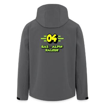 Grumbling Alpine Bottom - Men’s Recycled Softshell Jacket by Stanley/Stella - stargazer - Back - AI Model Male 185 light (185cm)