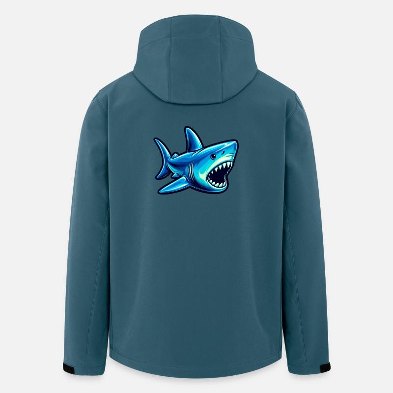 Hai - Recycelte Männer Softshell-Jacke von Stanley/Stella - Dunkles Petrol