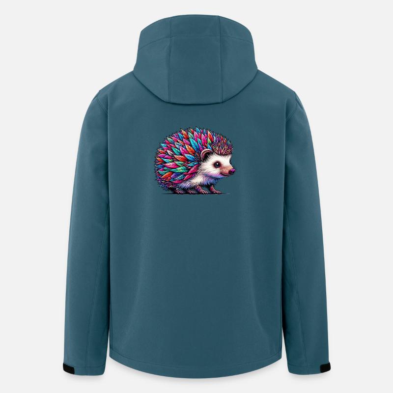 Hérisson - Veste softshell homme en polyester recyclé Stanley/Stella - bleu pétrole foncé