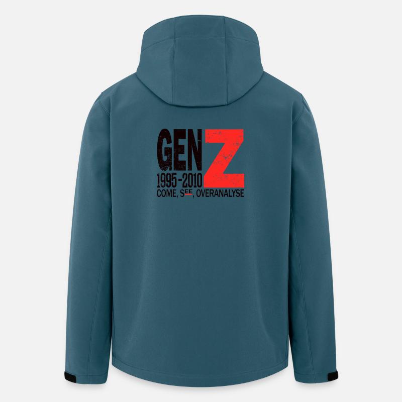 Gen Z Trendsetter Influencer Shirt - Recycelte Männer Softshell-Jacke von Stanley/Stella - Dunkles Petrol