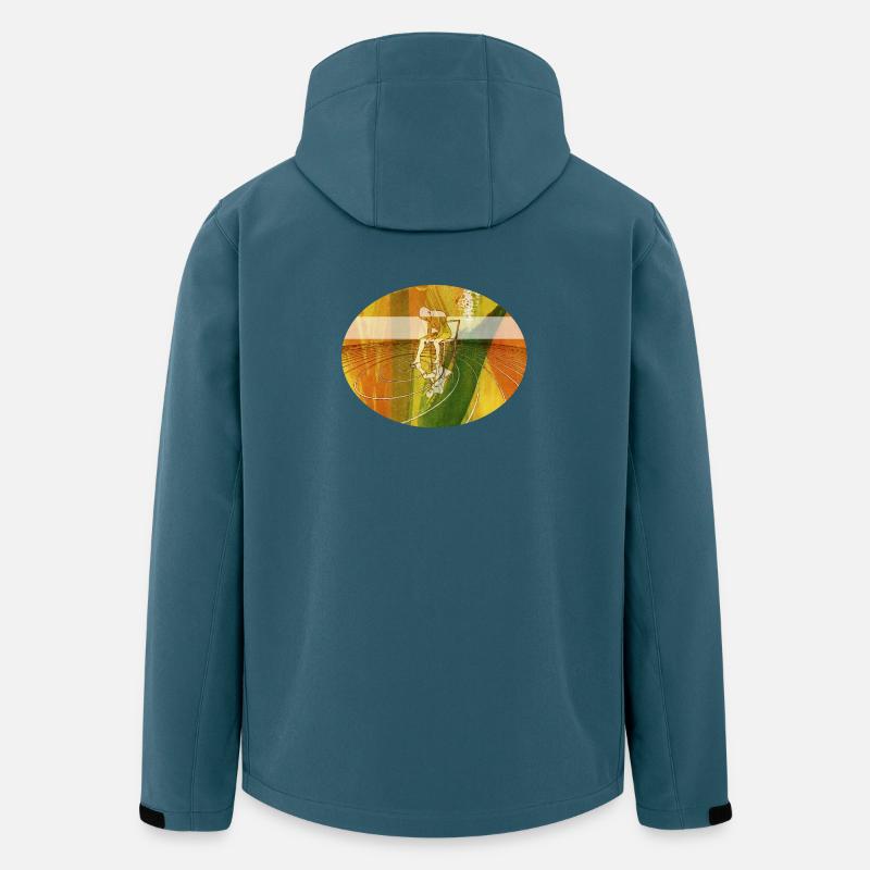 Psycho - Recycelte Männer Softshell-Jacke von Stanley/Stella - Dunkles Petrol