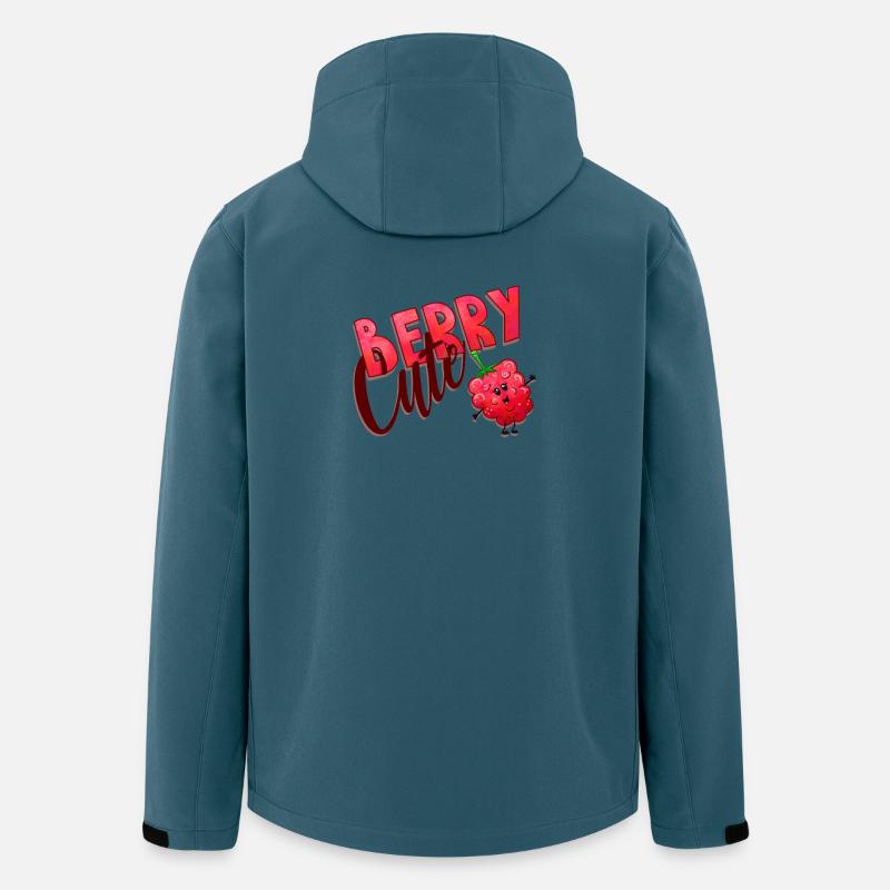 Berry Cute Raspberry - Men’s Recycled Softshell Jacket by Stanley/Stella - stargazer