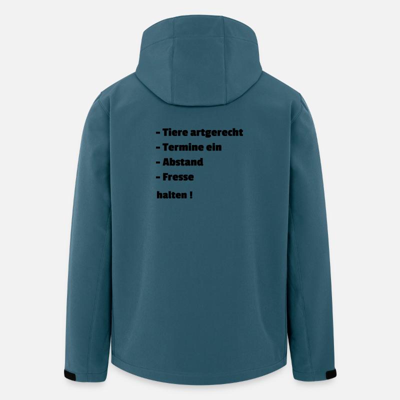 halten - Recycelte Männer Softshell-Jacke von Stanley/Stella - Dunkles Petrol