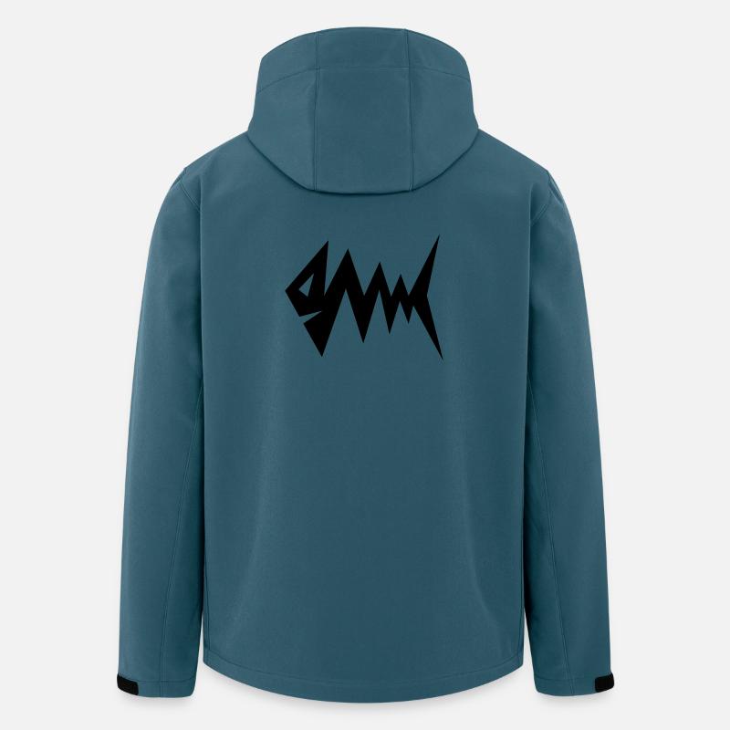 Blitzfish - Veste softshell homme en polyester recyclé Stanley/Stella - bleu pétrole foncé