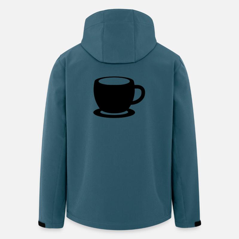 Tea Cup - Recycelte Männer Softshell-Jacke von Stanley/Stella - Dunkles Petrol