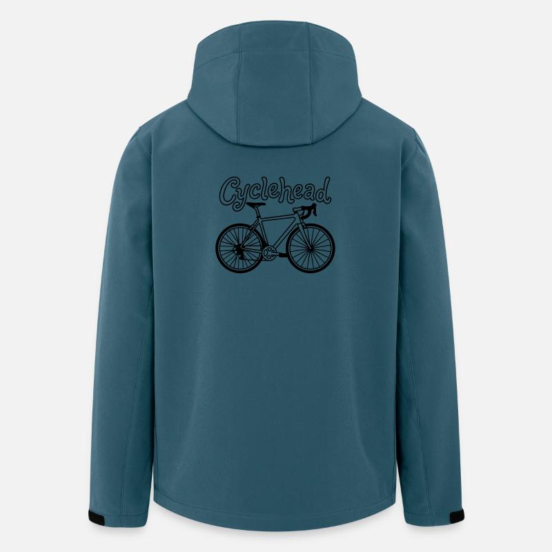 Fahrrad-Hipster - Recycelte Männer Softshell-Jacke von Stanley/Stella - Dunkles Petrol