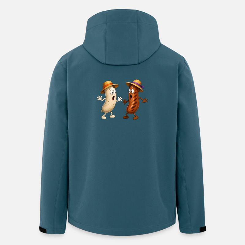 Bratwurst and Weißwurst - Men’s Recycled Softshell Jacket by Stanley/Stella - stargazer