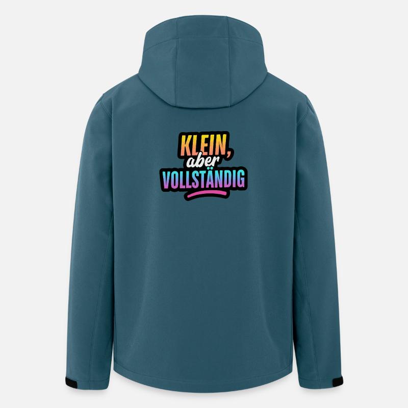 Klein, aber Vollständig - Recycelte Männer Softshell-Jacke von Stanley/Stella - Dunkles Petrol